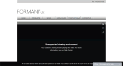 Desktop Screenshot of formani.co.uk